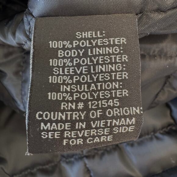 TOWNE By London Fog Field Coat Men's Size L Black Insulated Jacket NWOT - Picture 15 of 16